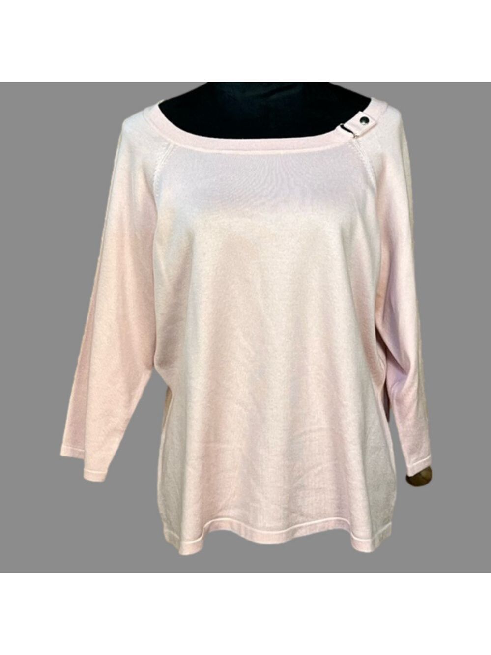 Requirement Women's Pullover Sweater Extra Large Pink Acrylic Blend. EUC